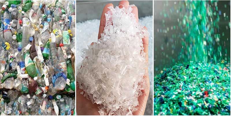 Plastic recycling machinery, rigid plastic recycling, plastic recycling production line